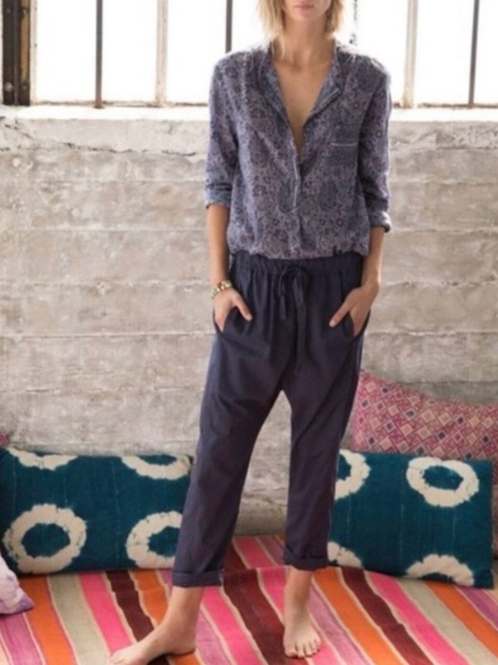 Xirena Draper Cotton Drawstring Pants